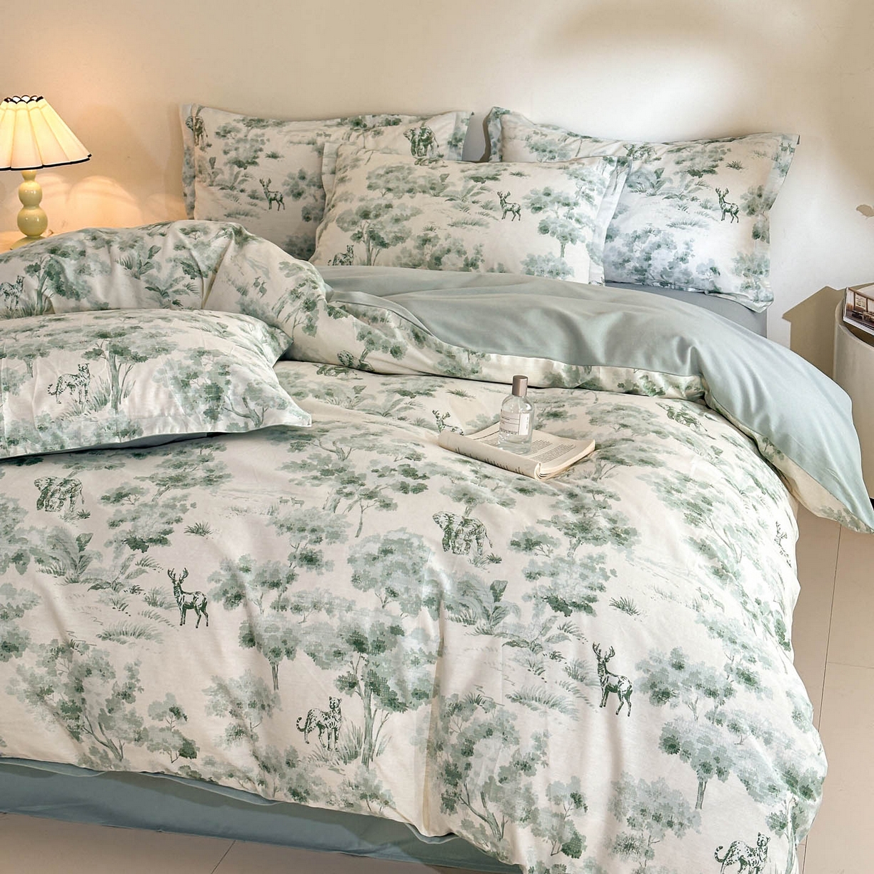 91家纺网 家纺一手货源 找家纺 （总）涵宸家纺 2026新款全棉印花花卉四件套