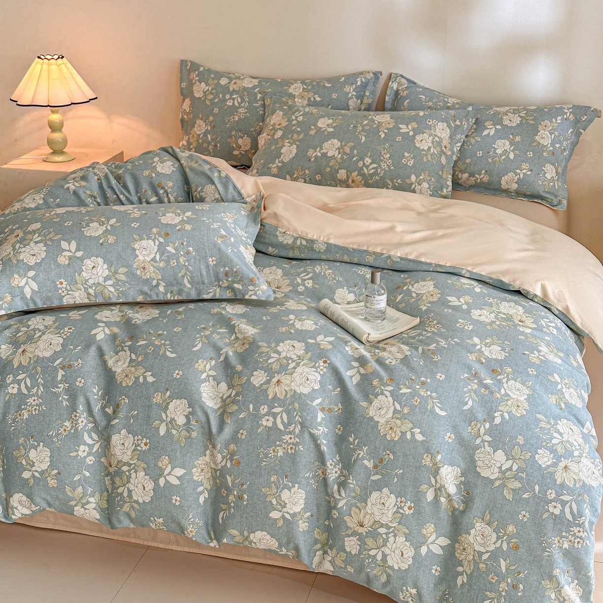 91家纺网 家纺一手货源 找家纺 （总）涵宸家纺 2026新款全棉印花花卉四件套