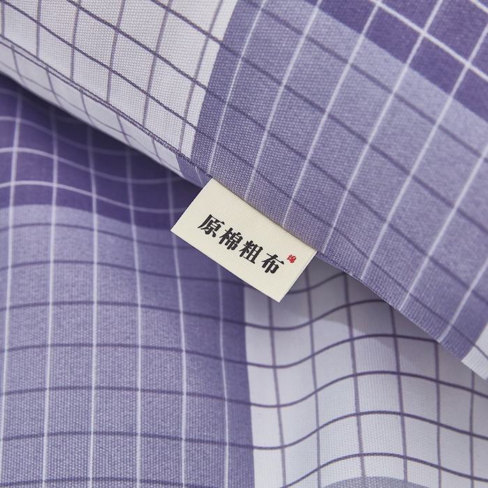 91家纺网 家纺一手货源 找家纺 蕾诺家纺 2026新款老粗布加厚全包防滑床单可组合三件套 露雅