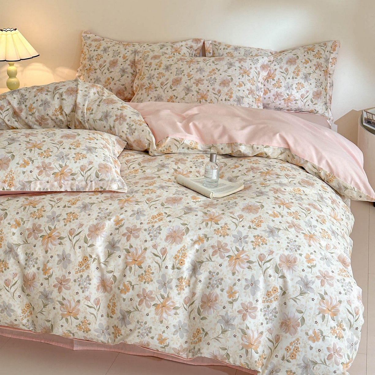 91家纺网 家纺一手货源 找家纺 （总）涵宸家纺 2026新款全棉印花花卉四件套