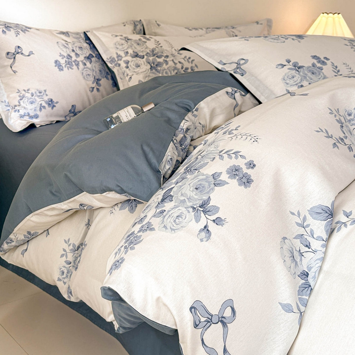 91家纺网 家纺一手货源 找家纺 涵宸家纺 2026新款全棉印花花卉四件套 春喜