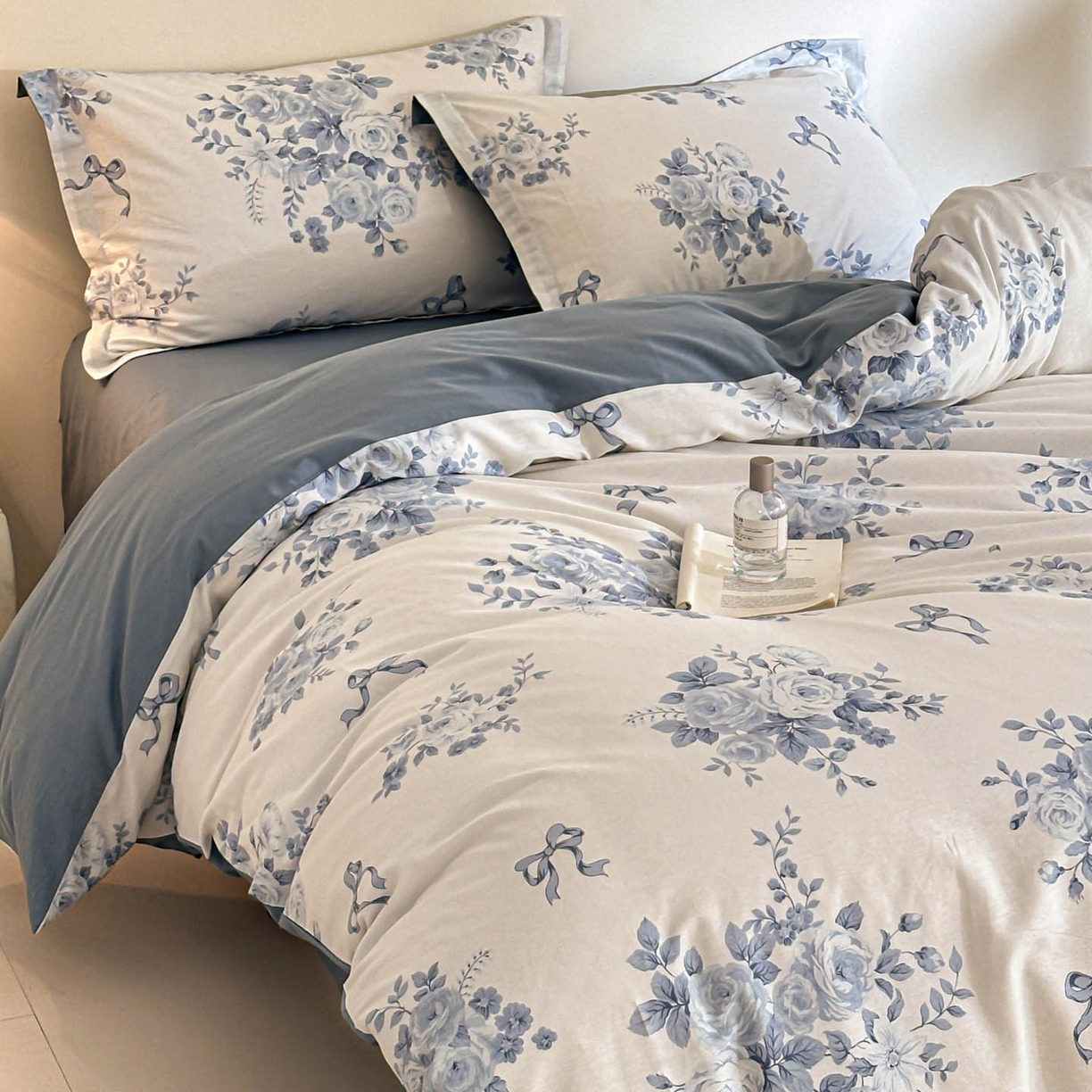 91家纺网 家纺一手货源 找家纺 涵宸家纺 2026新款全棉印花花卉四件套 春喜