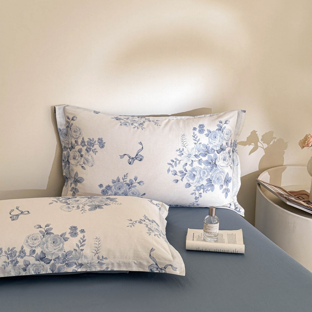 91家纺网 家纺一手货源 找家纺 涵宸家纺 2026新款全棉印花花卉四件套 春喜