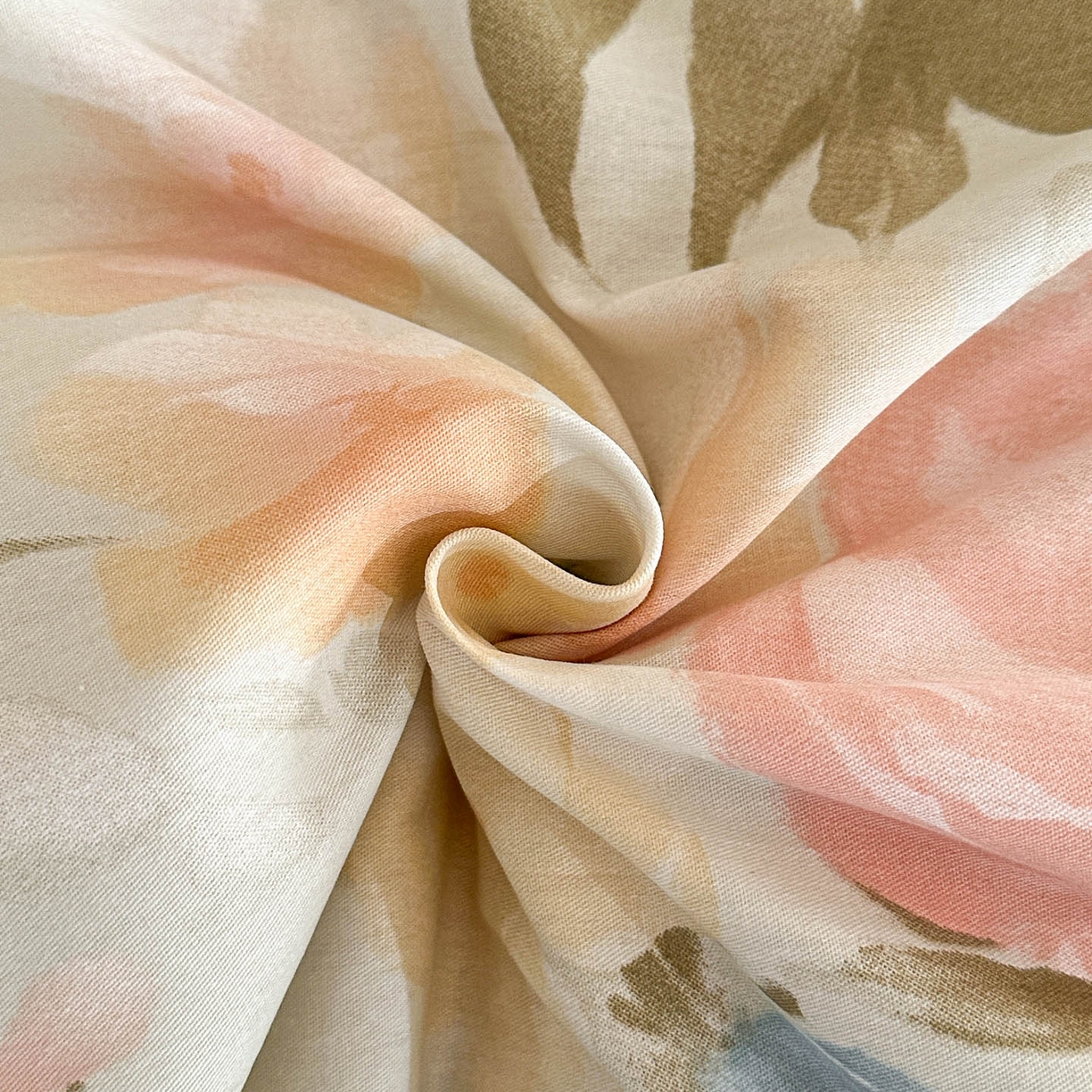 91家纺网 家纺一手货源 找家纺 涵宸家纺 2026新款全棉印花花卉四件套 花绿