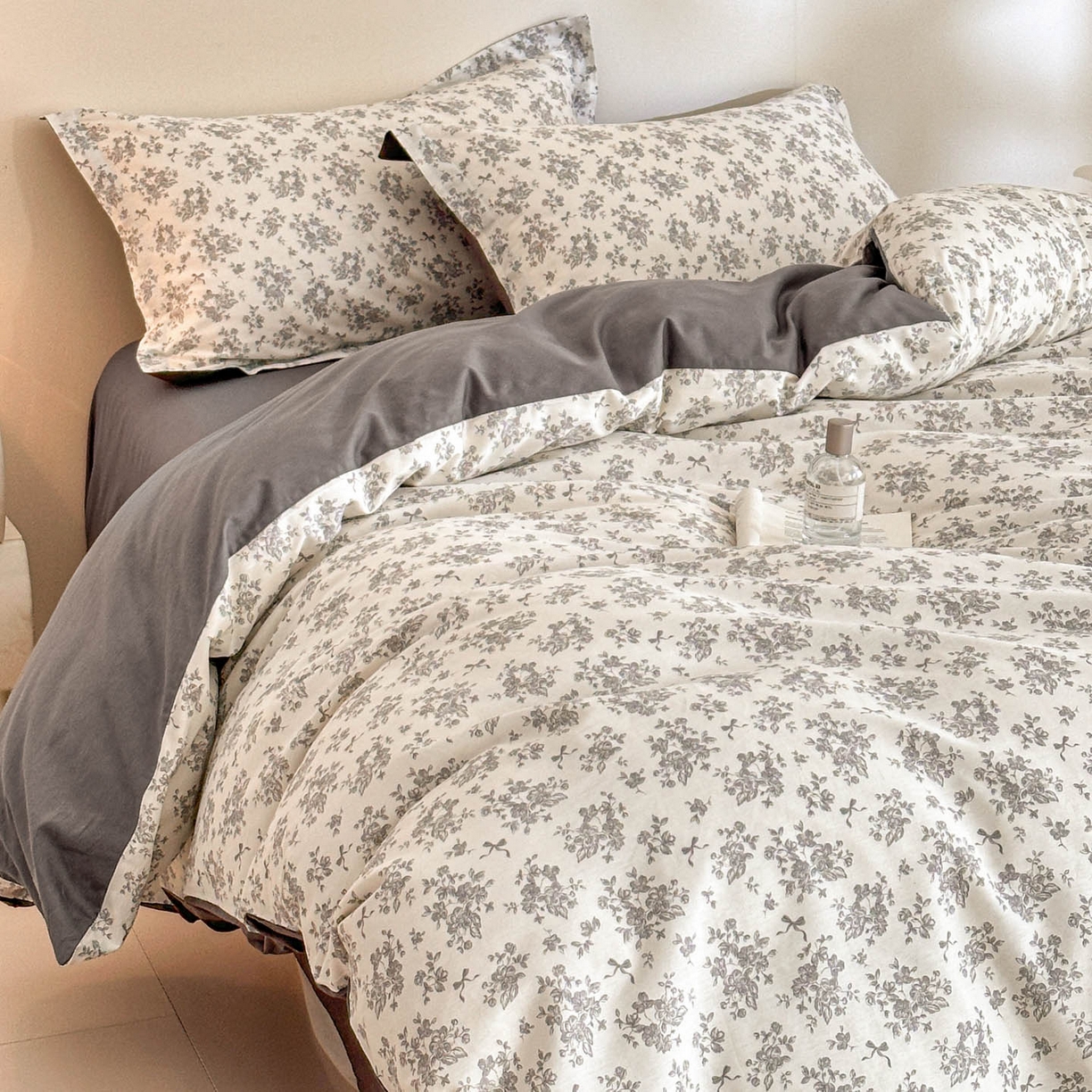 91家纺网 家纺一手货源 找家纺 涵宸家纺 2026新款全棉印花花卉四件套 黎梦