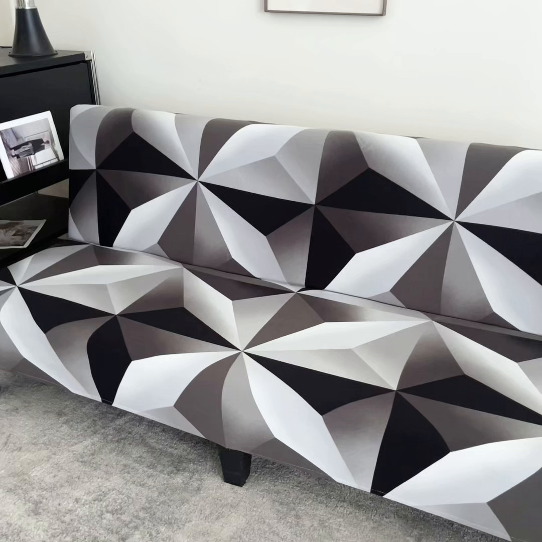 91家纺网 家纺一手货源 找家纺 雅竹家纺 牛奶丝印花沙发床套 叠影