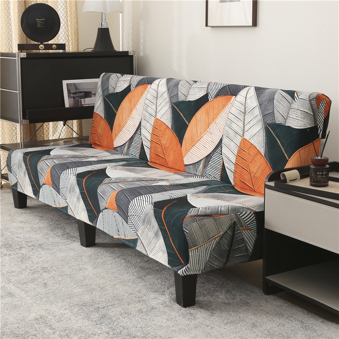 91家纺网 家纺一手货源 找家纺 雅竹家纺 牛奶丝印花沙发床套 秋叶