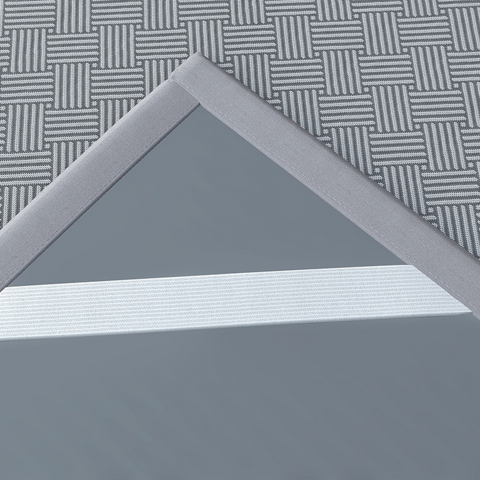 91家纺网 家纺一手货源 找家纺 步步高席业 2026新款艾草冰丝席饼干花凉席三件套 饼干花-灰色