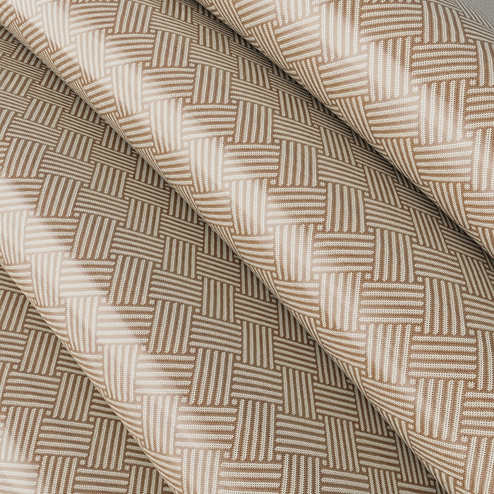 91家纺网 家纺一手货源 找家纺 步步高席业 2026新款艾草冰丝席饼干花凉席三件套 饼干花-咖色