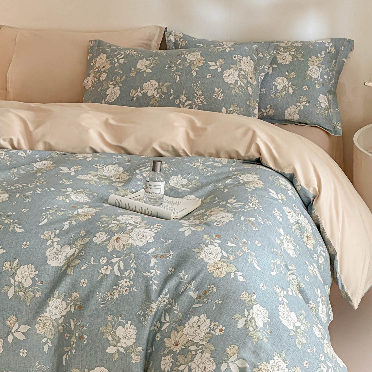 91家纺网 家纺一手货源 找家纺 涵宸家纺 2026新款全棉印花花卉四件套 陌上花开