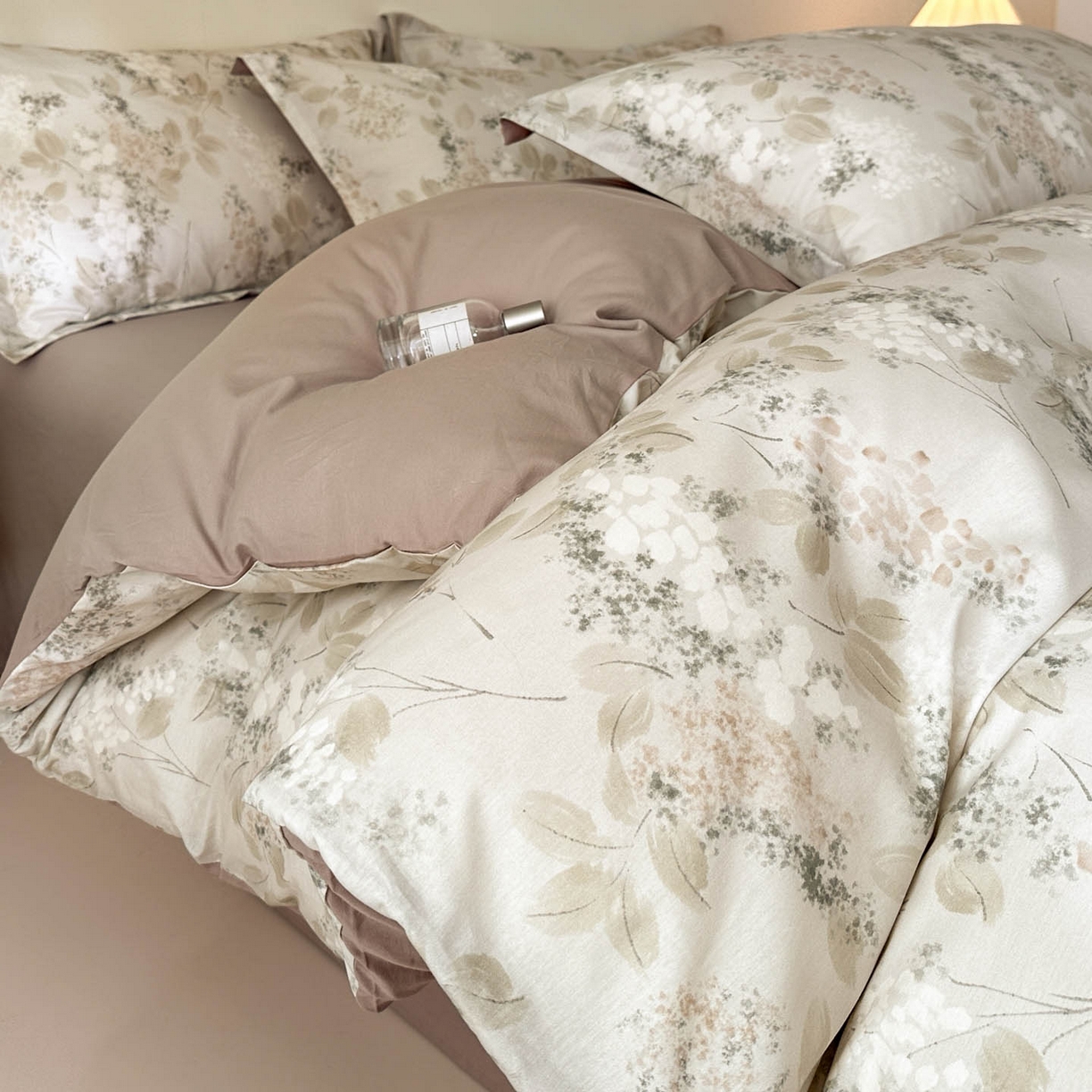 91家纺网 家纺一手货源 找家纺 涵宸家纺 2026新款全棉印花花卉四件套 秋晚云山