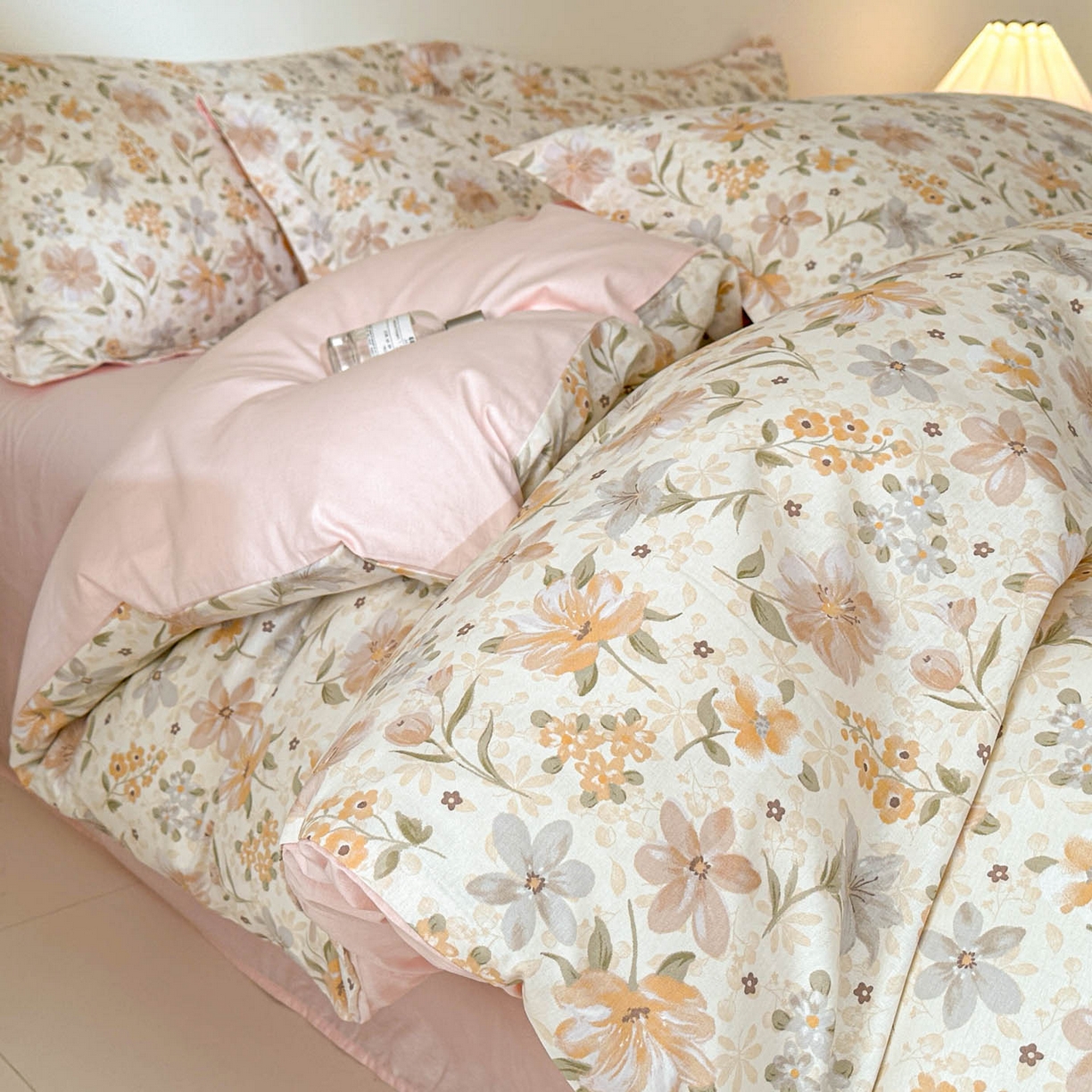 91家纺网 家纺一手货源 找家纺 涵宸家纺 2026新款全棉印花花卉四件套 苏屿