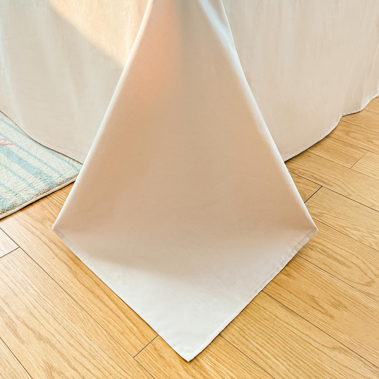 91家纺网 家纺一手货源 找家纺 涵宸家纺 2026新款全棉提花华夫格四件套 风月米