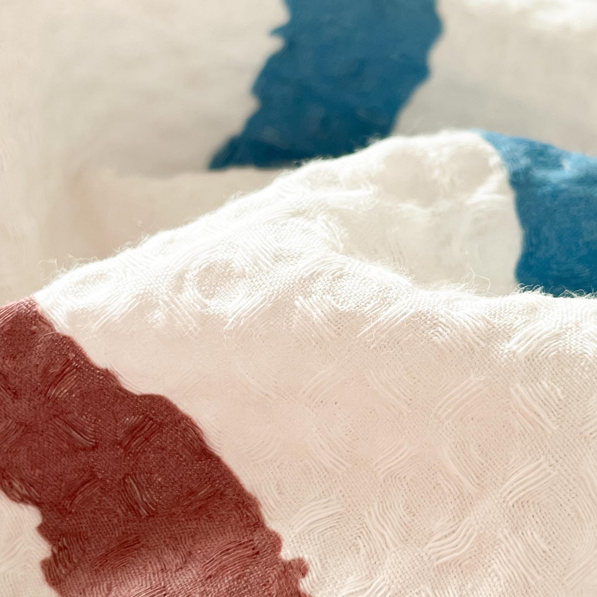 91家纺网 家纺一手货源 找家纺 涵宸家纺 2026新款全棉提花华夫格四件套 光遇