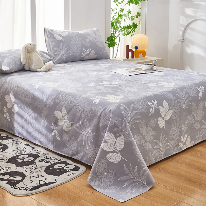 91家纺网 家纺一手货源 找家纺 蕾诺家纺 2026新款老粗布加厚全包防滑床单可组合三件套 语露