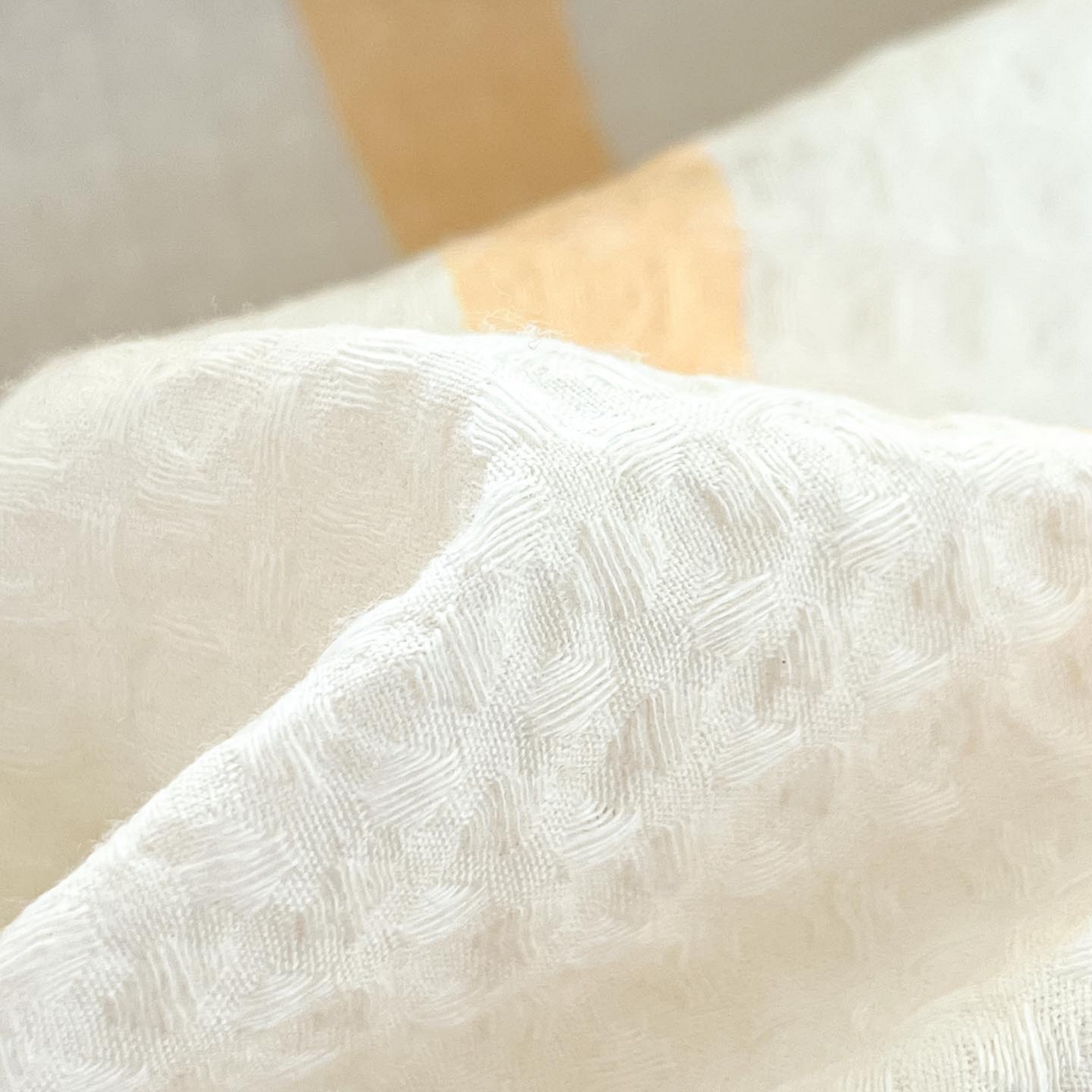 91家纺网 家纺一手货源 找家纺 涵宸家纺 2026新款全棉提花华夫格四件套 拾陌