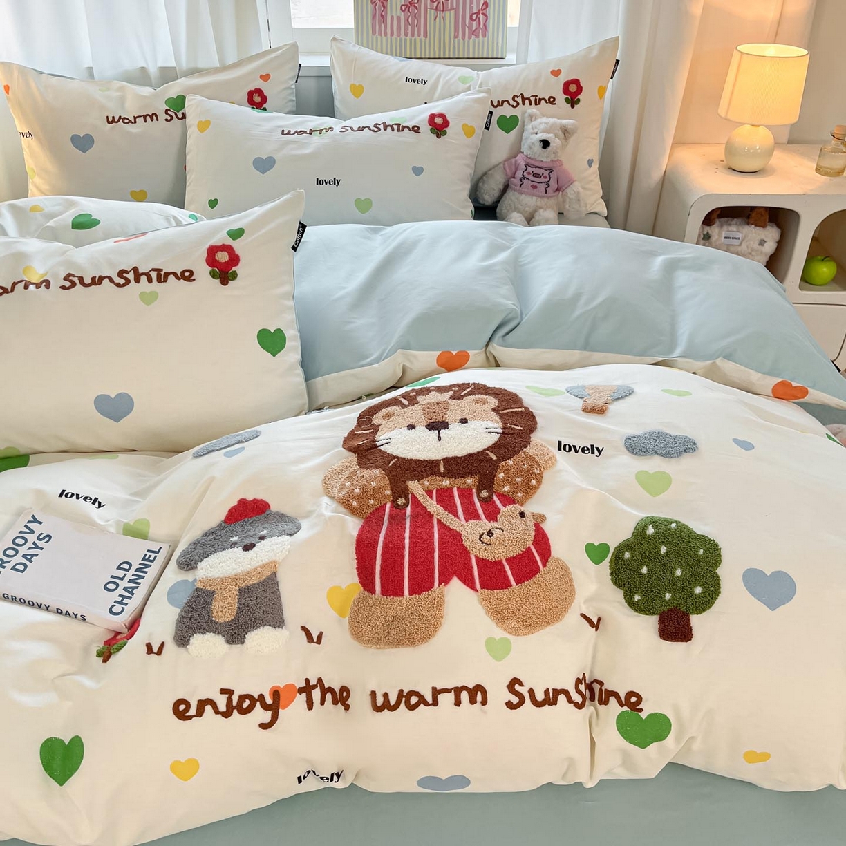 91家纺网 家纺一手货源 找家纺 （总）涵宸家纺 2025新款加厚全棉磨毛印花四件套--罗马系列 场景二