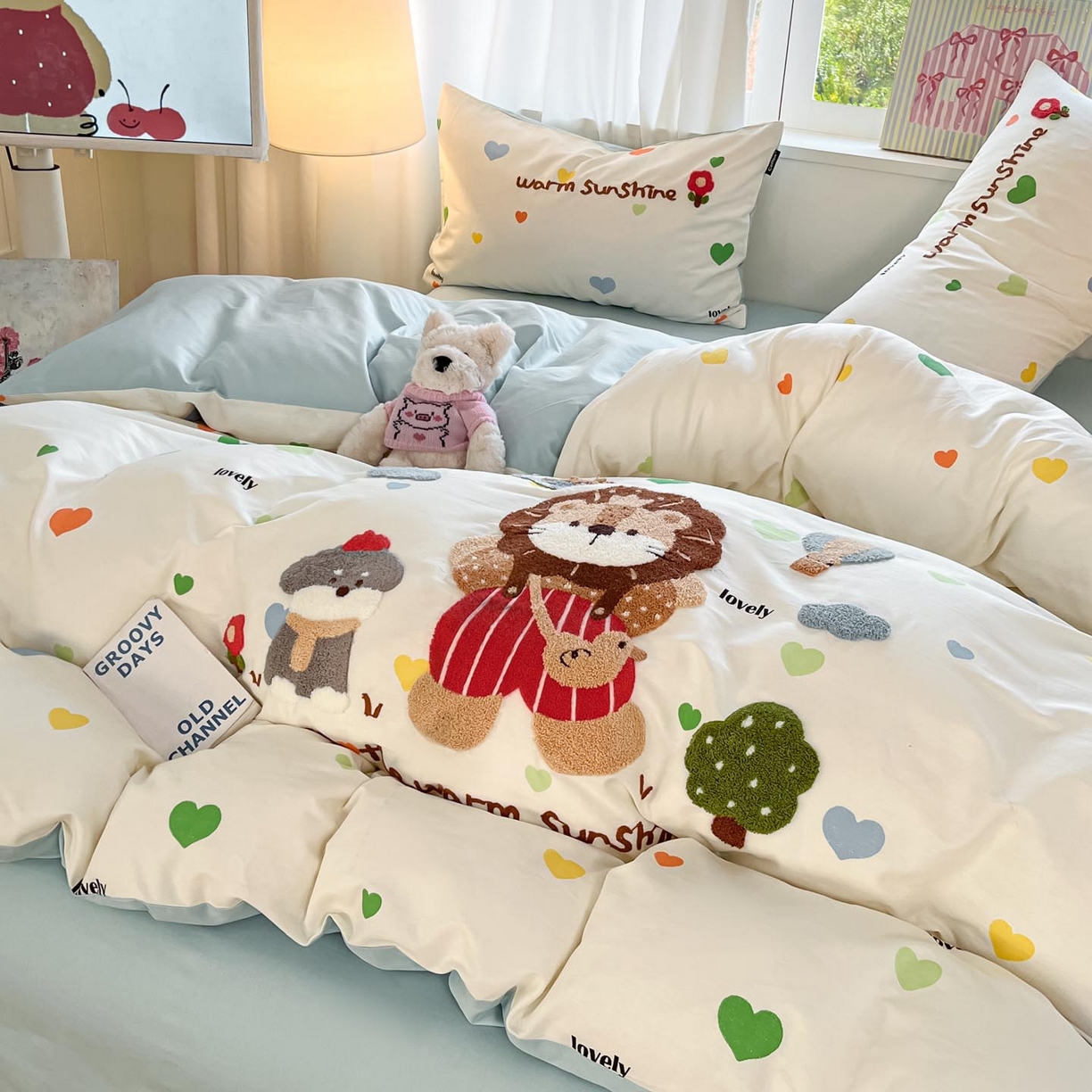 91家纺网 家纺一手货源 找家纺 （总）涵宸家纺 2026新款全棉印花毛巾绣四件套