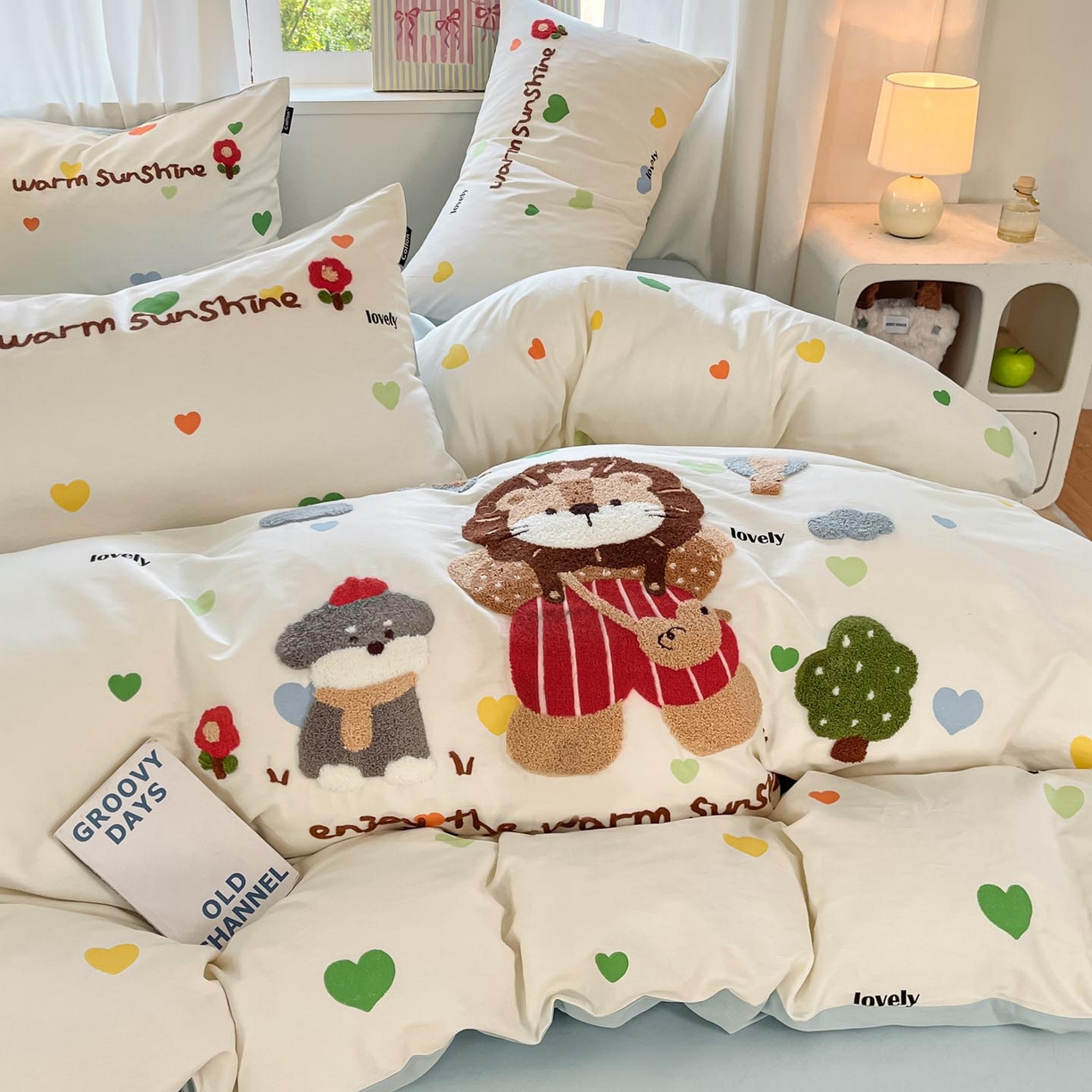 91家纺网 家纺一手货源 找家纺 （总）涵宸家纺 2026新款全棉印花毛巾绣四件套