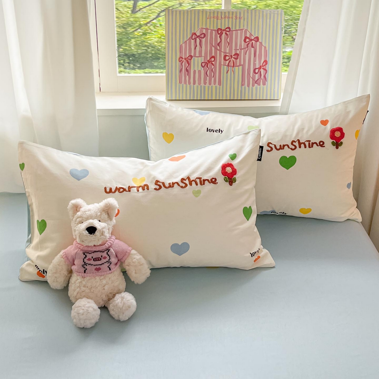 91家纺网 家纺一手货源 找家纺 （总）涵宸家纺 2026新款全棉印花毛巾绣四件套