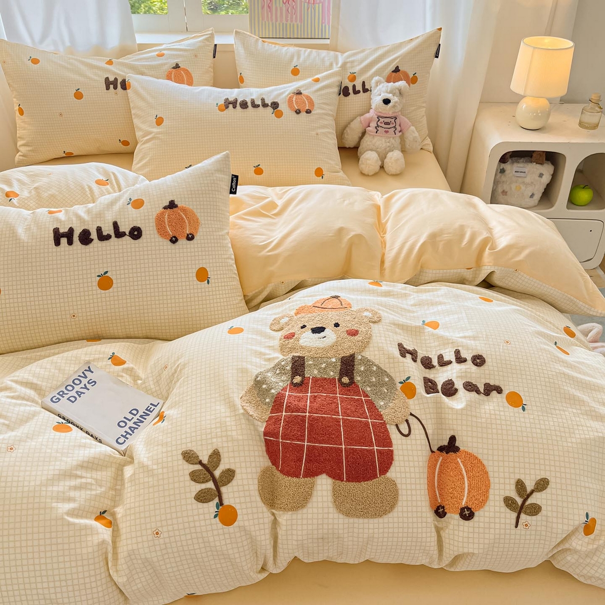 91家纺网 家纺一手货源 找家纺 （总）涵宸家纺 2026新款全棉印花毛巾绣四件套