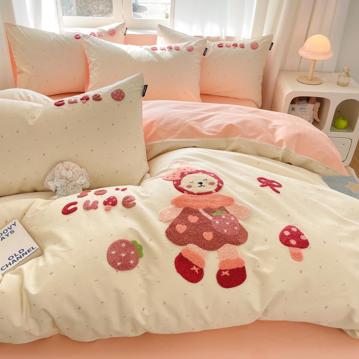 91家纺网 家纺一手货源 找家纺 （总）涵宸家纺 2026新款全棉印花毛巾绣四件套