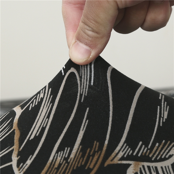 91家纺网 家纺一手货源 找家纺 雅竹家纺 牛奶丝印花连体椅套 繁叶