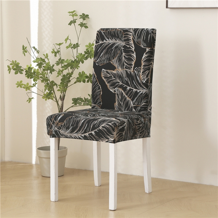 91家纺网 家纺一手货源 找家纺 雅竹家纺 牛奶丝印花连体椅套 繁叶