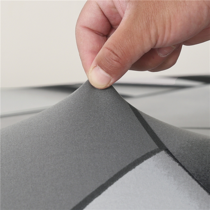 91家纺网 家纺一手货源 找家纺 雅竹家纺 牛奶丝印花连体椅套 方糖-浅灰