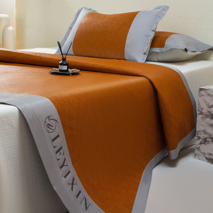 步步高席业 2026新款冰藤凉席 棕