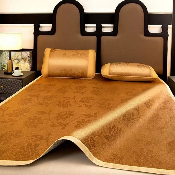 91家纺网 家纺一手货源 找家纺 （总）步步高席业 2026新款直播热款-直角藤席凉席