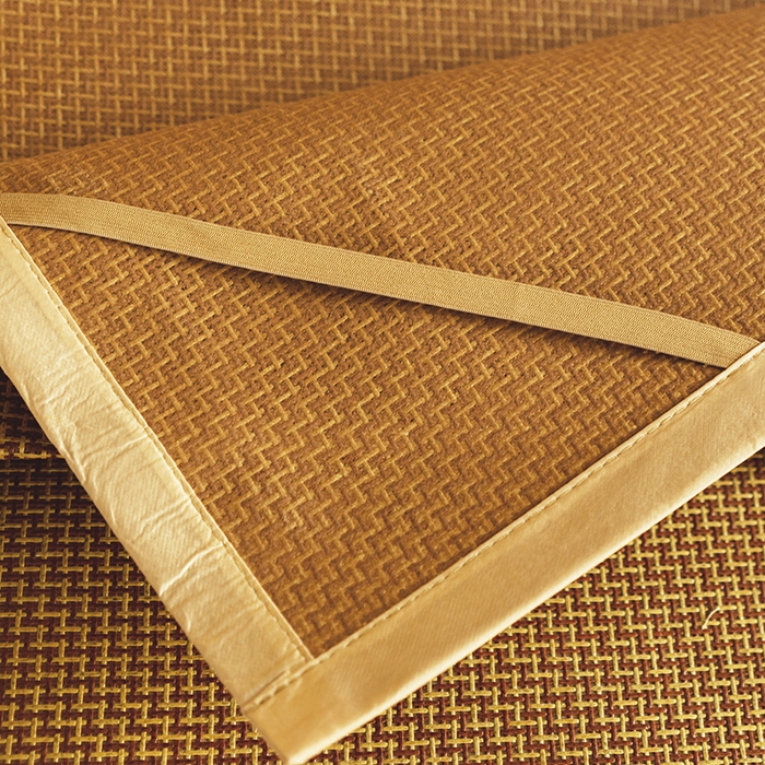 91家纺网 家纺一手货源 找家纺 步步高席业 2026新款直播热款-直角藤席凉席 步步高