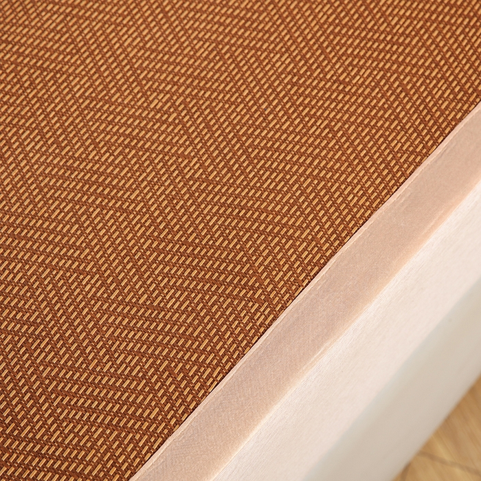 91家纺网 家纺一手货源 找家纺 步步高席业 2026新款艾草刺绣宽边凉席藤席 饼干花