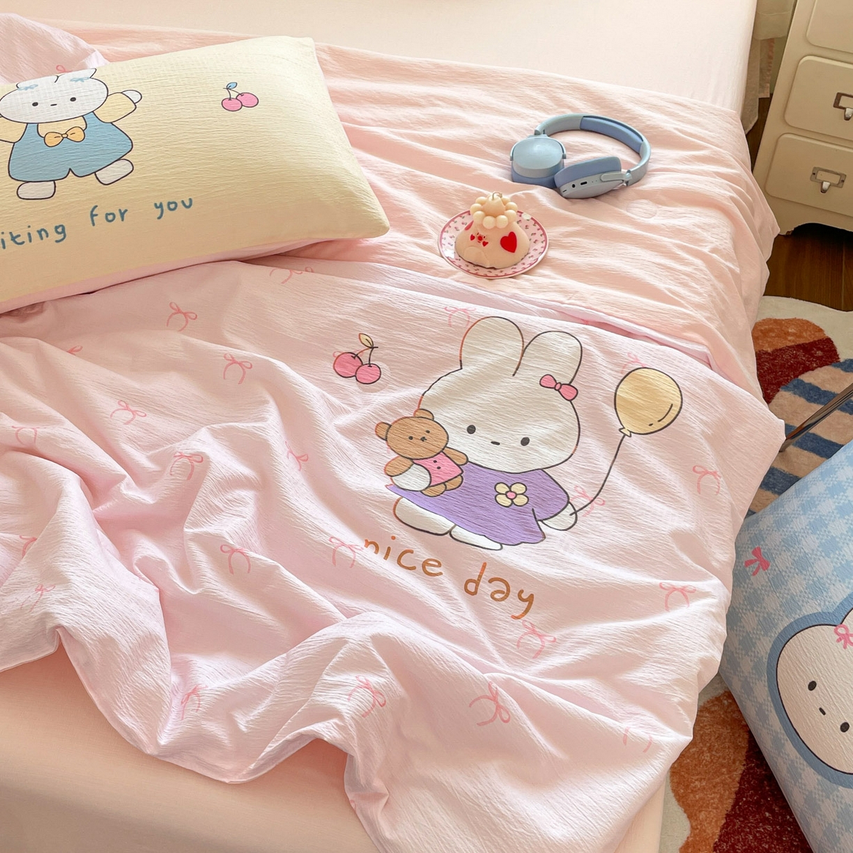 91家纺网 家纺一手货源 找家纺 （总）如约 2026新款云感木棉数码印花夏被