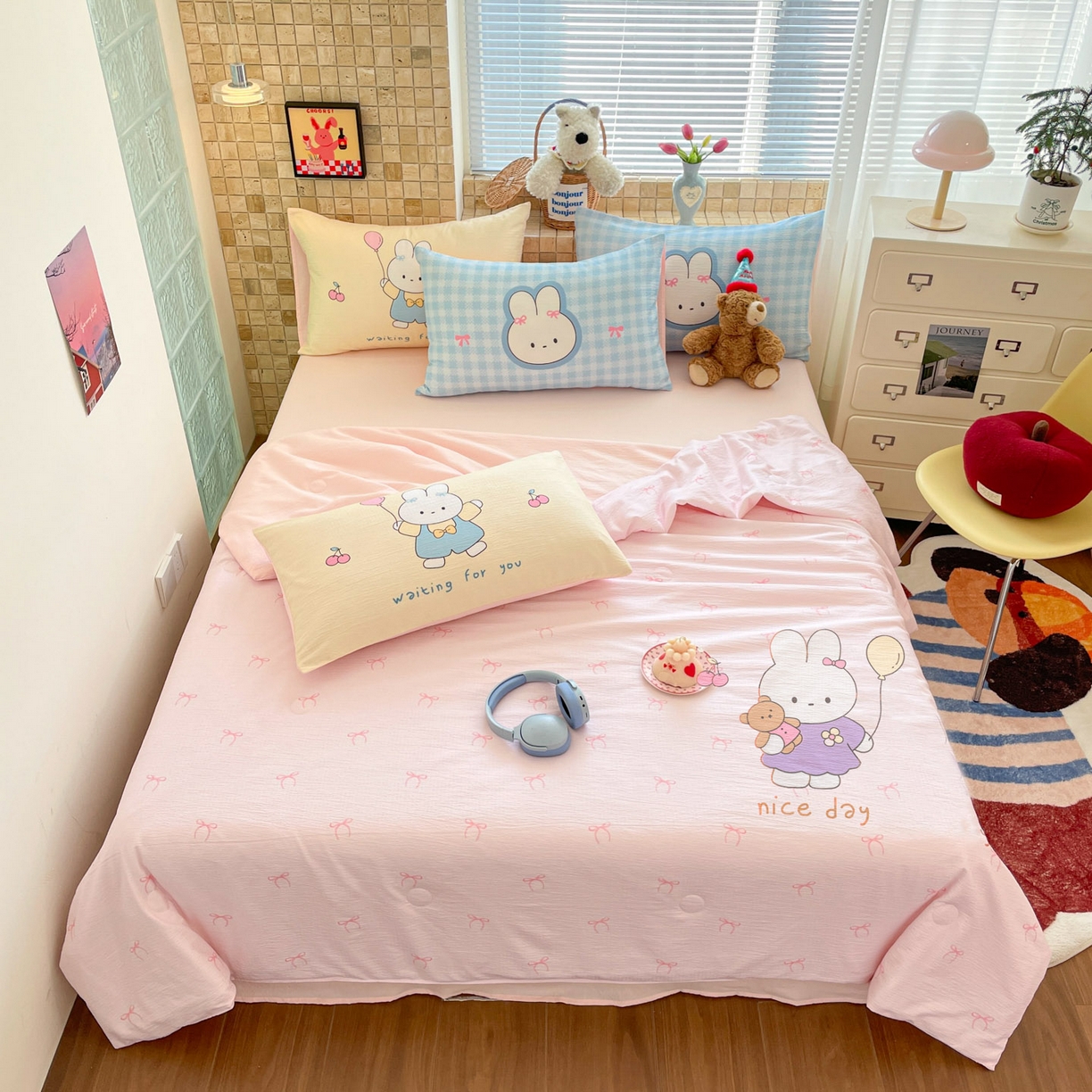 91家纺网 家纺一手货源 找家纺 （总）如约 2026新款云感木棉数码印花夏被