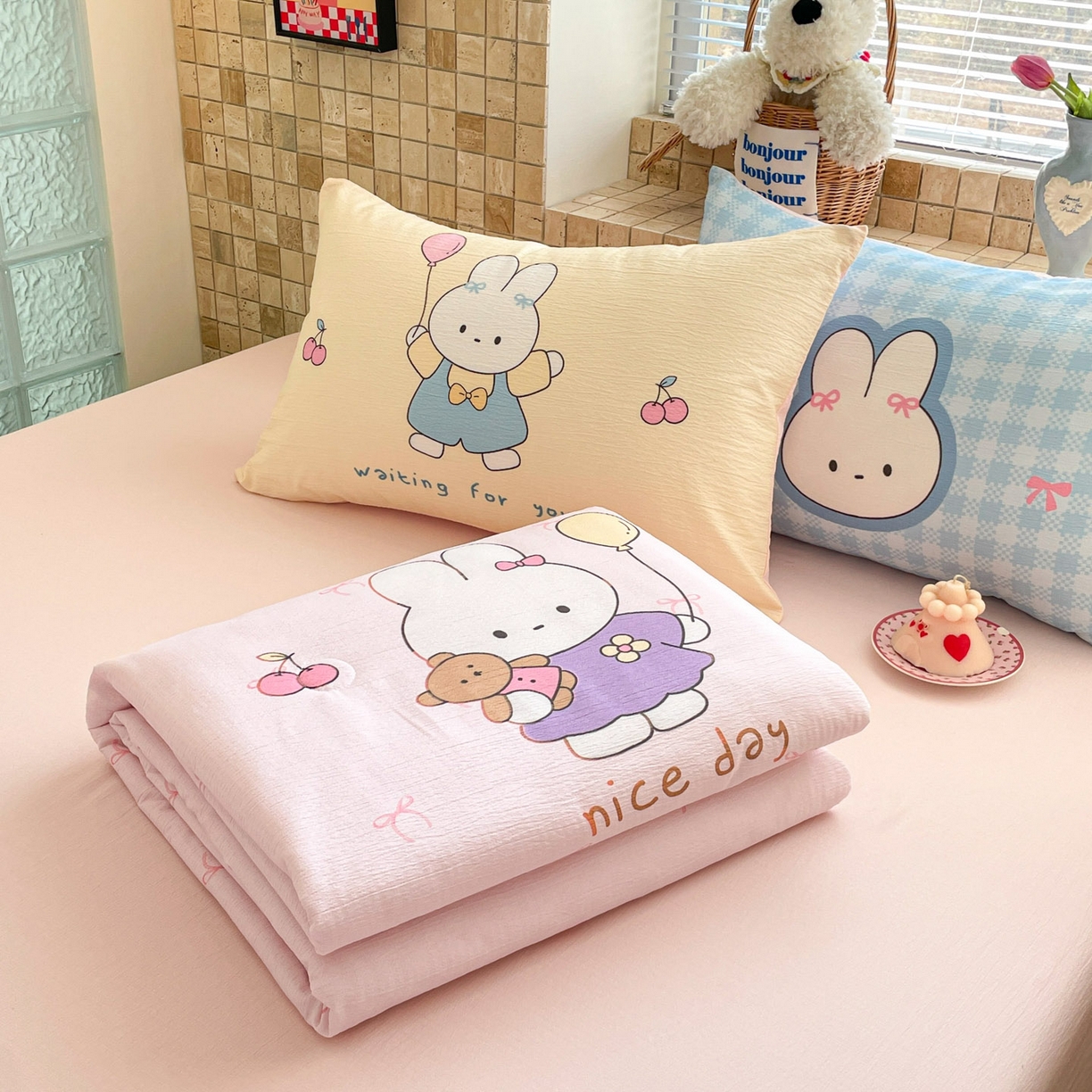 91家纺网 家纺一手货源 找家纺 （总）如约 2026新款云感木棉数码印花夏被