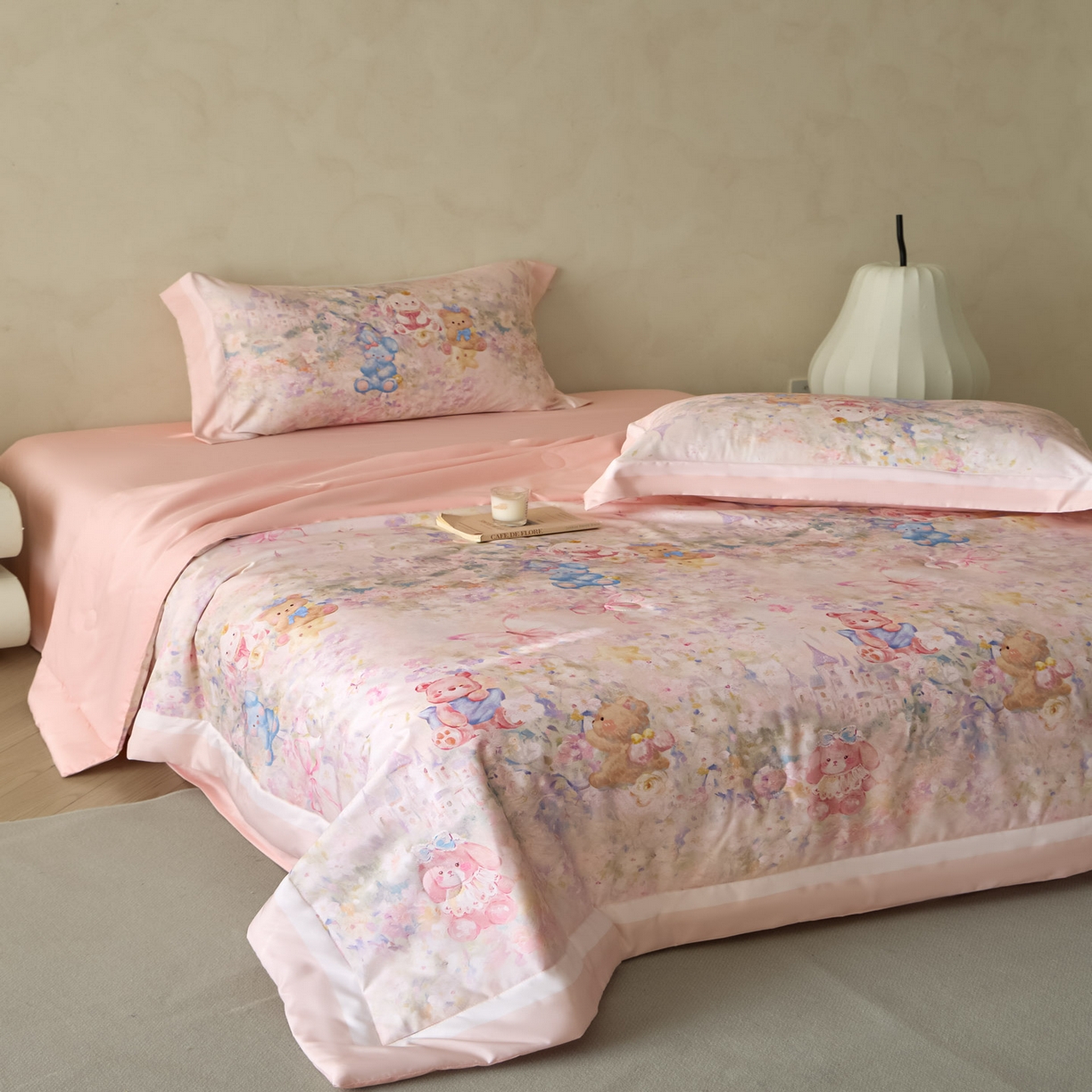 91家纺网 家纺一手货源 找家纺 （总）如约 2026新款凉感水洗真丝数码印花夏被空调被