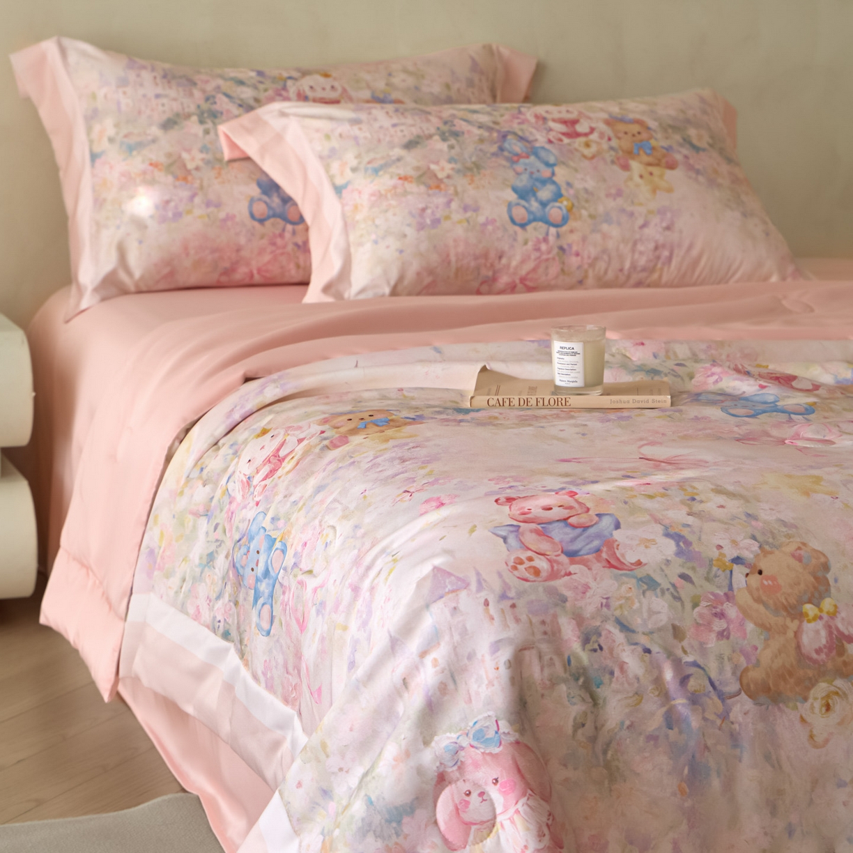 91家纺网 家纺一手货源 找家纺 （总）如约 2026新款凉感水洗真丝数码印花夏被空调被