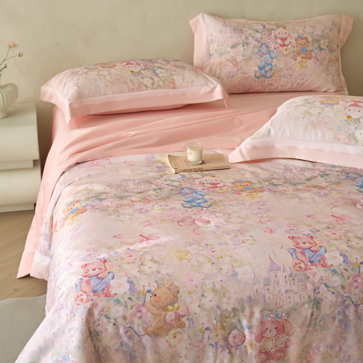 91家纺网 家纺一手货源 找家纺 （总）如约 2026新款凉感水洗真丝数码印花夏被空调被