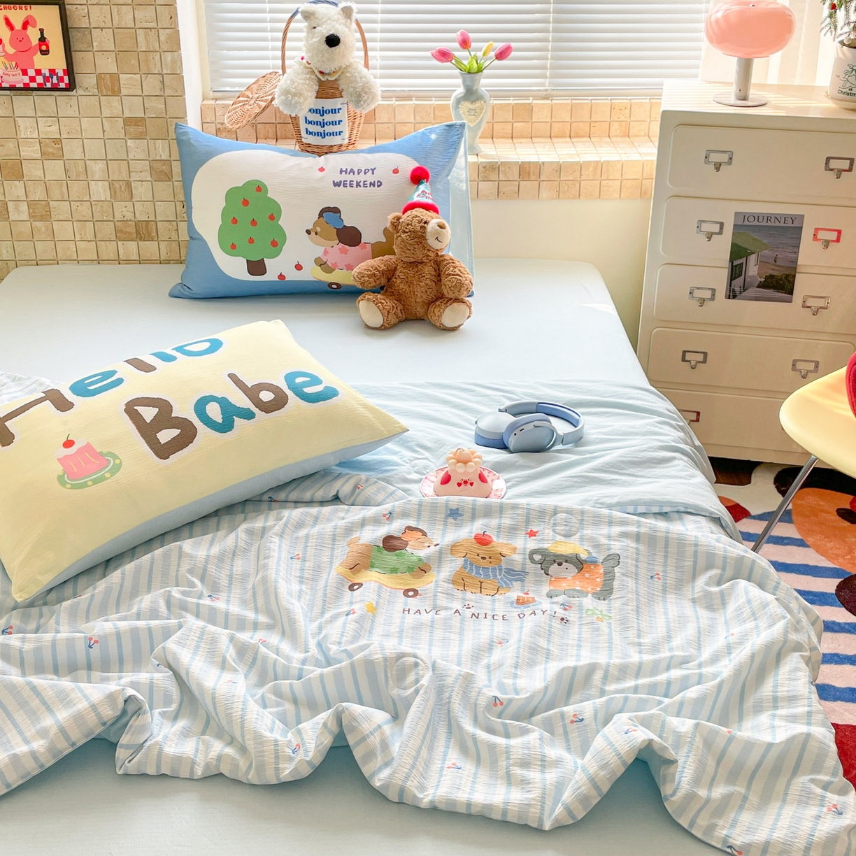 91家纺网 家纺一手货源 找家纺 （总）如约 2026新款云感木棉数码印花夏被