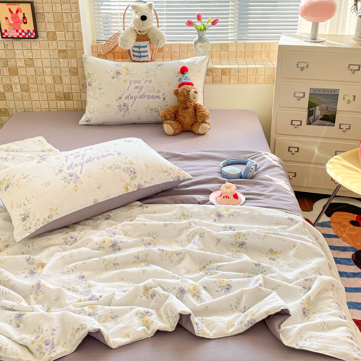 91家纺网 家纺一手货源 找家纺 （总）如约 2026新款云感木棉数码印花夏被