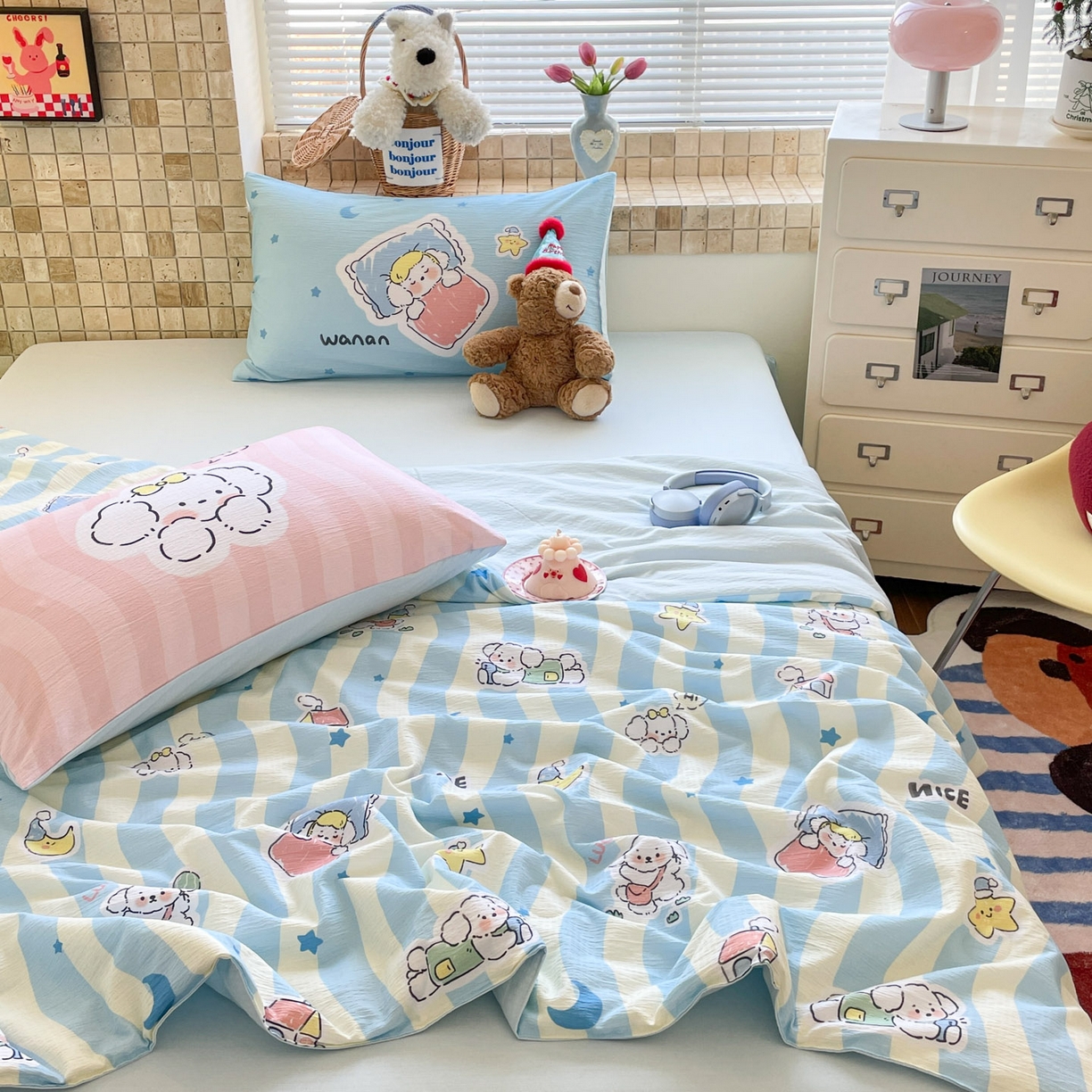 91家纺网 家纺一手货源 找家纺 （总）如约 2026新款云感木棉数码印花夏被