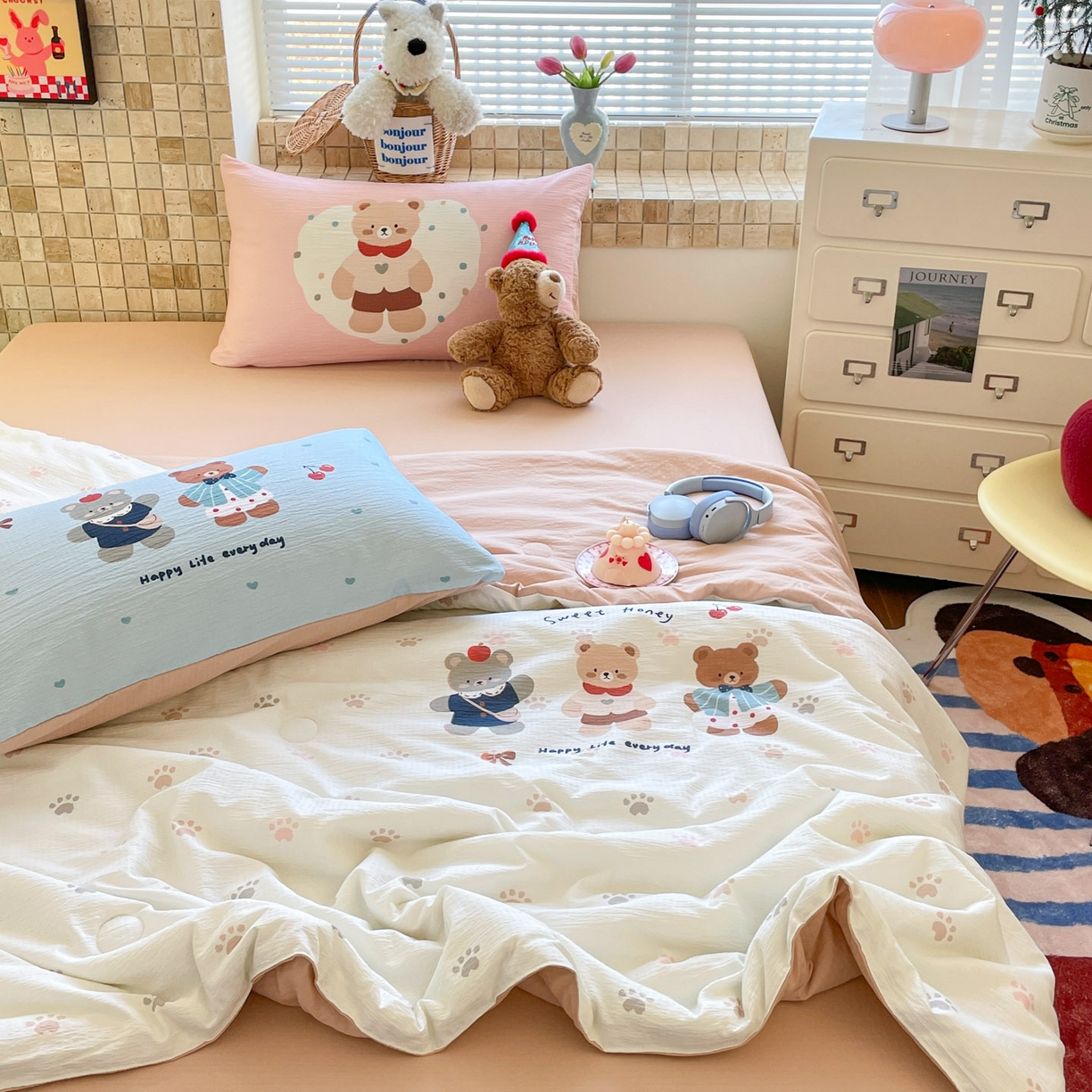 91家纺网 家纺一手货源 找家纺 （总）如约 2026新款云感木棉数码印花夏被