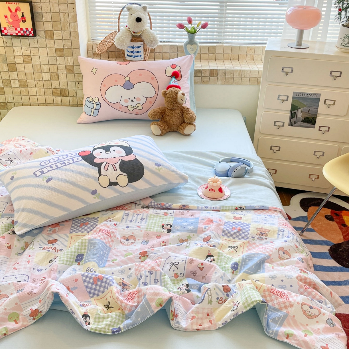 91家纺网 家纺一手货源 找家纺 （总）如约 2026新款云感木棉数码印花夏被