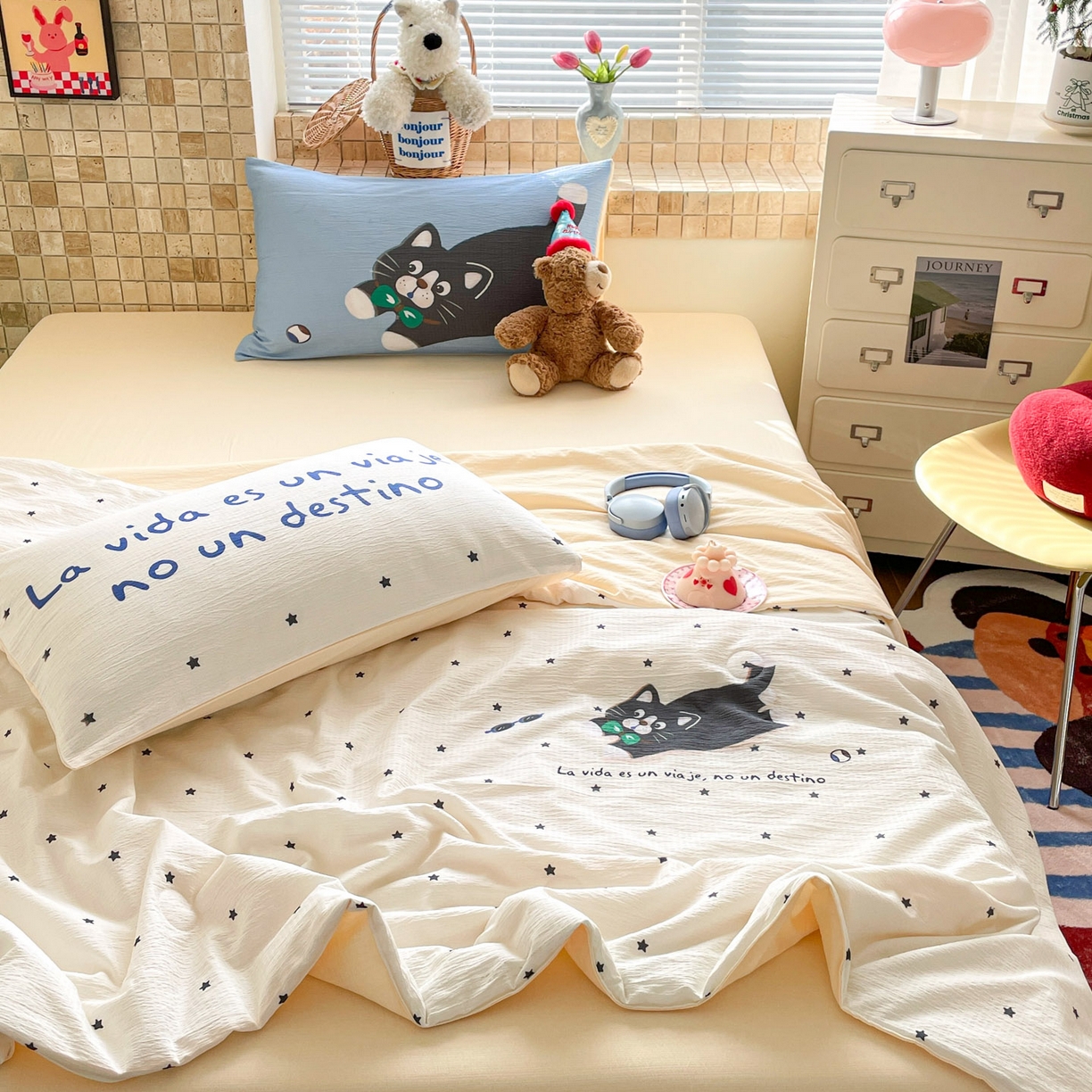 91家纺网 家纺一手货源 找家纺 （总）如约 2026新款云感木棉数码印花夏被