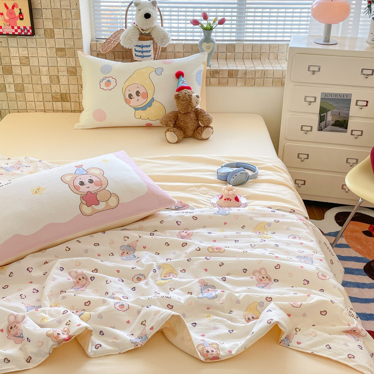 91家纺网 家纺一手货源 找家纺 （总）如约 2026新款云感木棉数码印花夏被