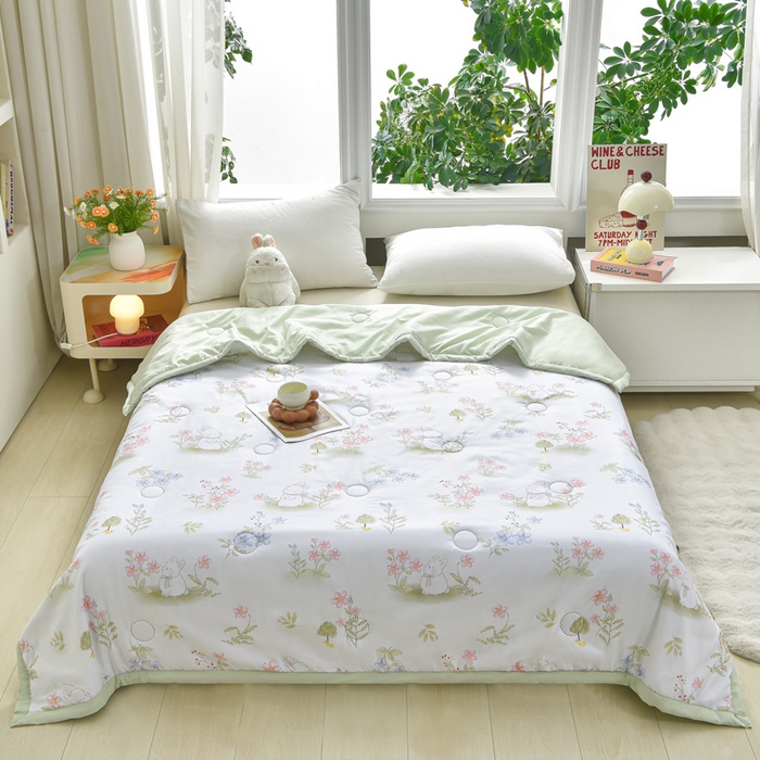 91家纺网 家纺一手货源 找家纺 （总）念家居 2026新款水洗棉夏被夏凉被空调被直播爆款