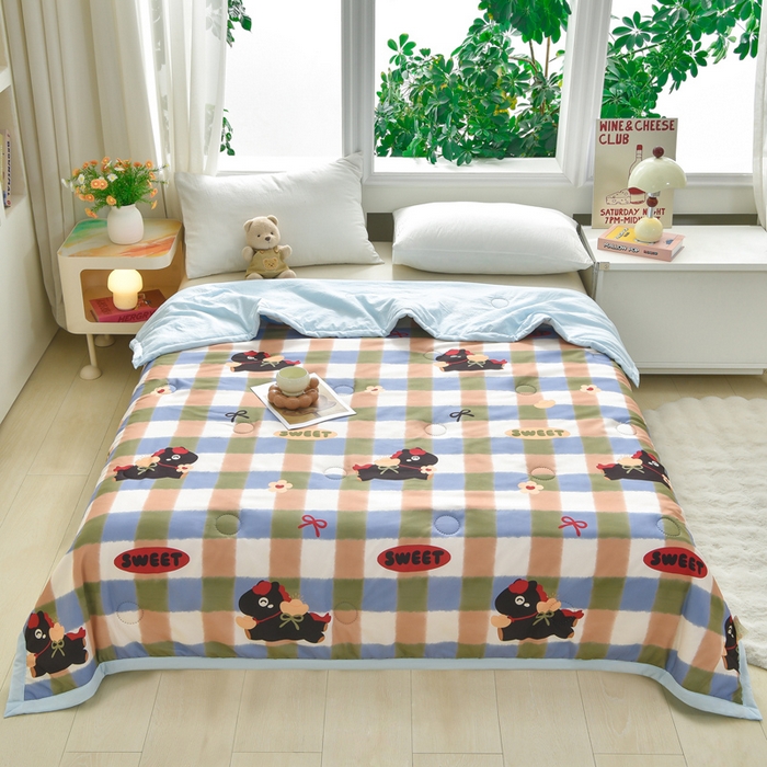 91家纺网 家纺一手货源 找家纺 （总）念家居 2026新款水洗棉夏被夏凉被空调被直播爆款