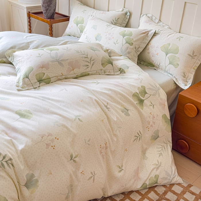 91家纺网 家纺一手货源 找家纺 （总）U品汇 2026新品纯棉全棉印花四件套小清新卡通花卉13070喷气