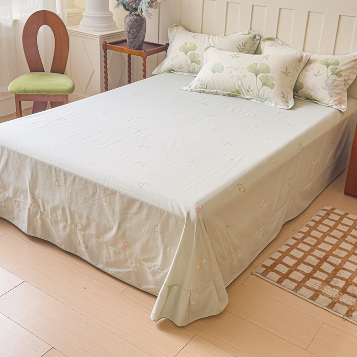 91家纺网 家纺一手货源 找家纺 （总）U品汇 2026新品纯棉全棉印花四件套小清新卡通花卉13070喷气